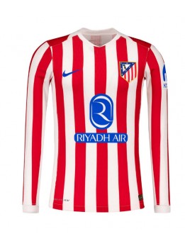 Billige Atletico Madrid Hjemmedrakt 2025-26 Langermet
